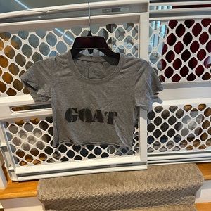 Fanjoy GOAT cropped top